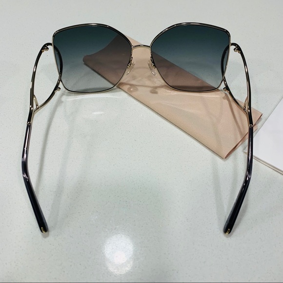 New Chloe | Modified Square Sunglasses 63mm - Picture 12 of 16